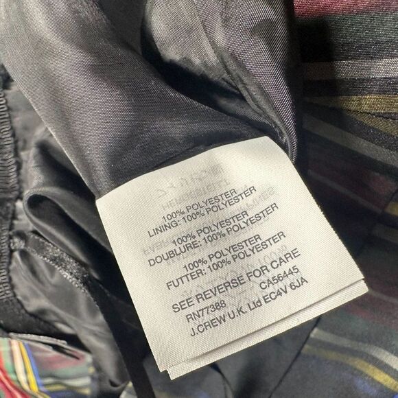 J. Crew Taffeta Skirt in Stewart Plaid Womens Size 000 - Picture 10 of 10